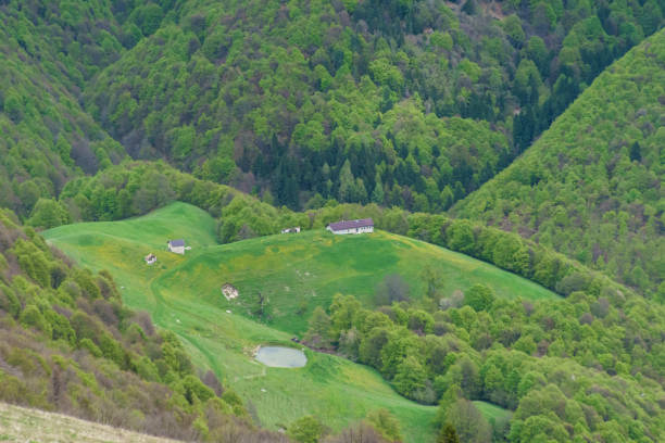 istock View of the mountains shot from Monte Baldo Summit 2152167343