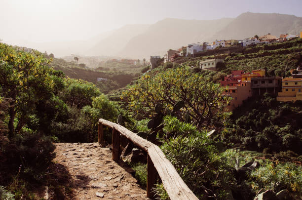 istock Idyllic Rural Landscape with Lush Greenery and Quaint Mountain Village 2152169704