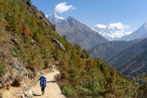istock The Himalayan EBC trekking course is visited by many people from all over the world 2152176176