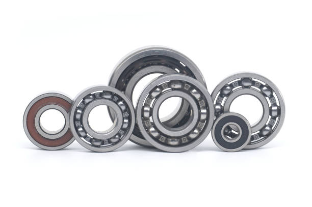 istock Bearings of varying sizes and types isolated on white 2152189058