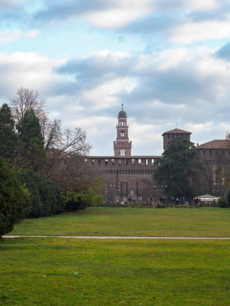 istock Sempione park in Milan at December 2152189423