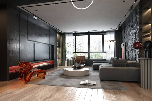 istock 3d render of apartment interior  living and dining room 2152192041