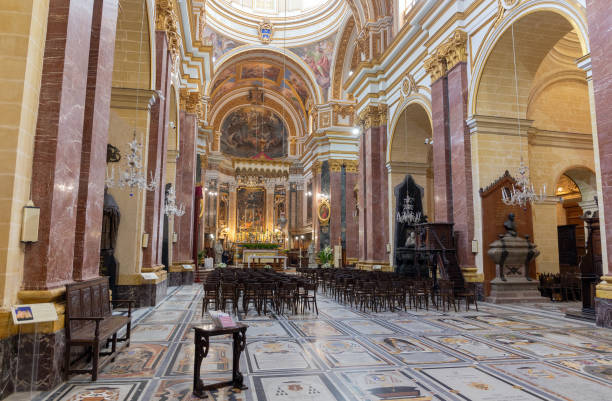 istock Interior of St. Paul's cathedral, Mdina, Malta 2152192331