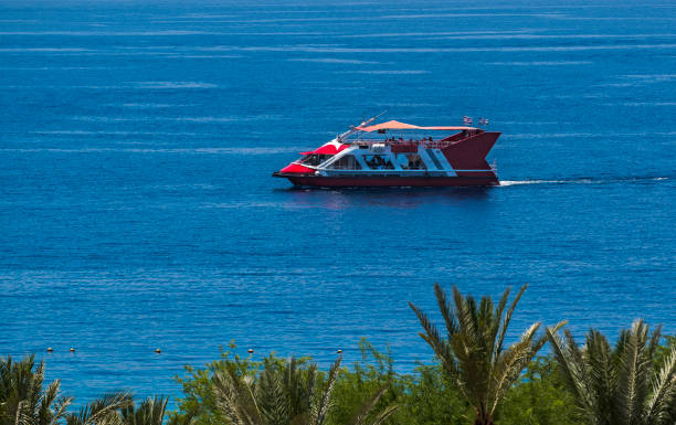 istock Excursion pleasure boat on the Red Sea 2152194758