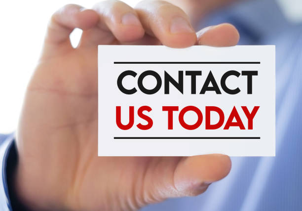 Contact us today - business card message