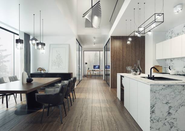 istock The apartment designed as a combination of modernity, simplicity and elegance. 2152197358