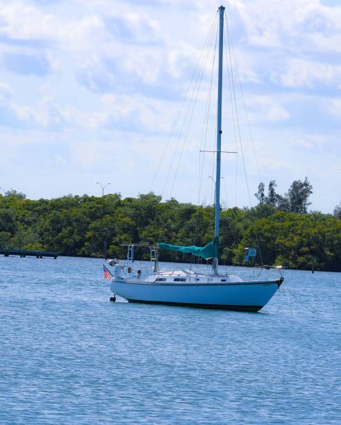 Sailboat in the inlet