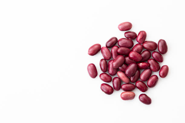 istock Red kidney beans on a white background. 2152212936