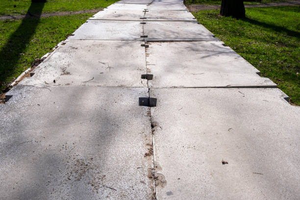 istock Road made of concrete slabs 2152224291