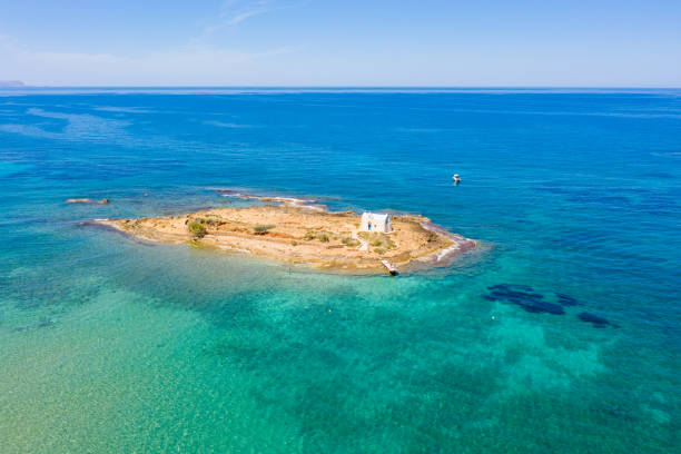 istock Malia beach and chapel of Afentis Christos 2152226108
