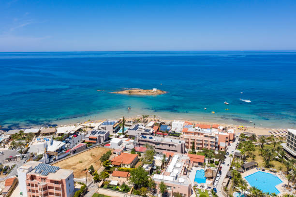 istock Malia beach and chapel of Afentis Christos 2152226287