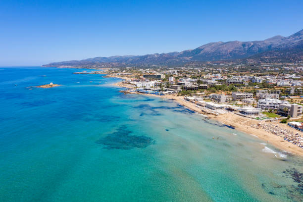 istock Malia beach and chapel of Afentis Christos 2152226419