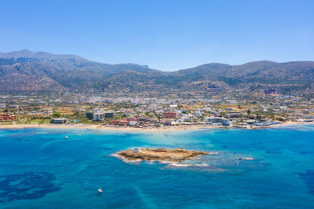 istock Malia beach and chapel of Afentis Christos 2152226468