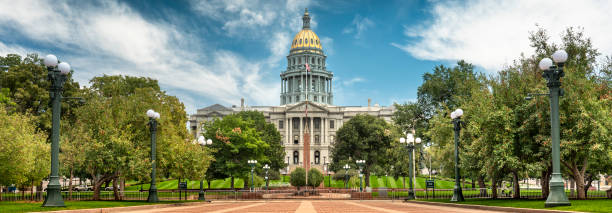 istock Colorado State Capitol Building In Denver panorama 2152226581