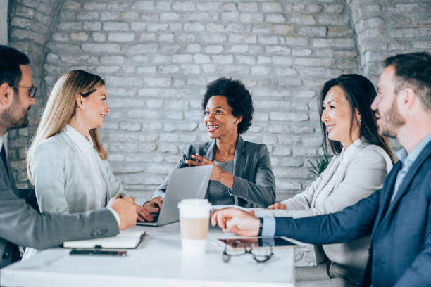 istock Business persons on meeting in the office. 2152226648