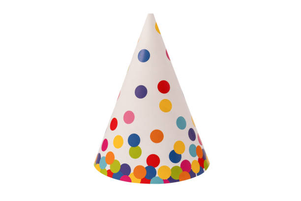 istock Colorful birthday cap isolated on white background 2152231768