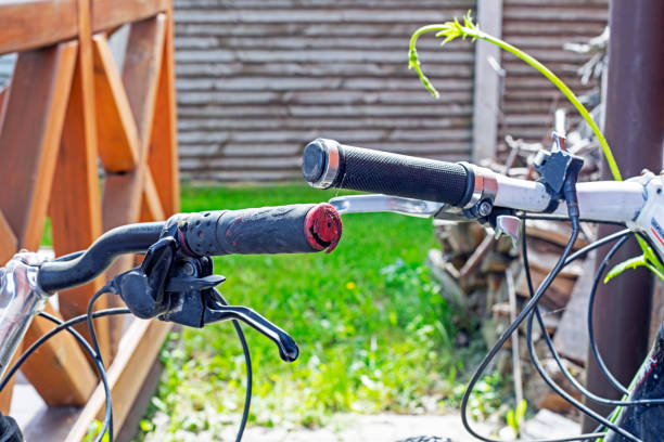 istock two bicycles are standing next to each other. family active recreation 2152232965