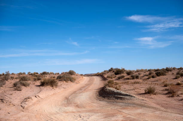 istock Dirt Road in the Desert 2152235505