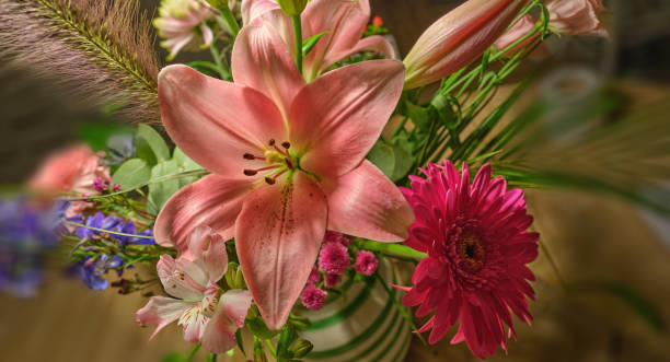 istock Bouquet with different kind of flowers 2152252271