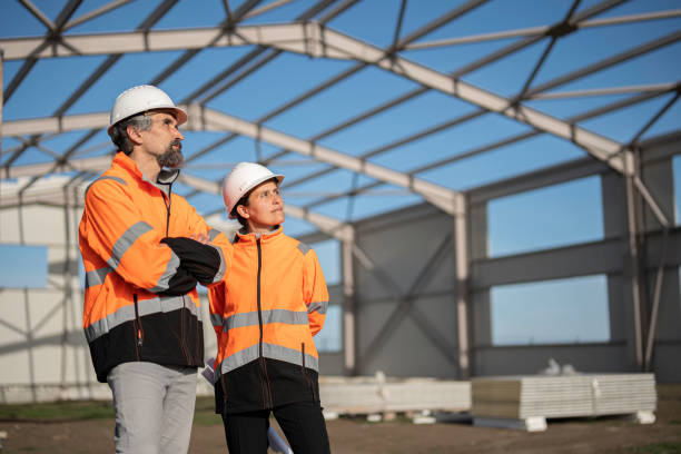 istock Portrait of Civil Engineers Team at Construction Site. 2152254496
