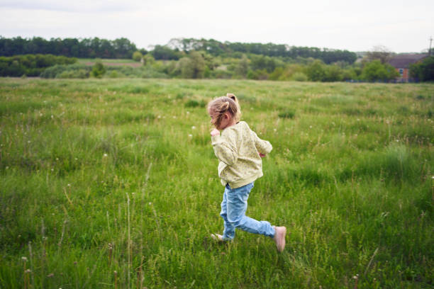 girls play catch-up in the field