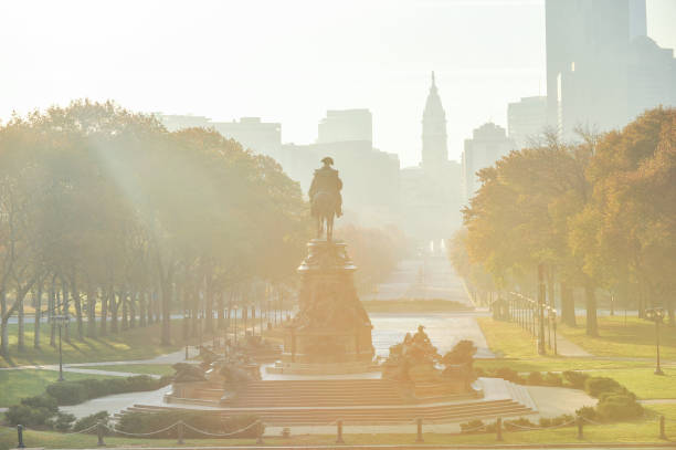 City Hall, Philadelphia center city. Autumn