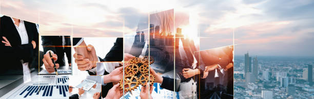 istock Teamwork and human resources HR management technology for business vexel 2152268509