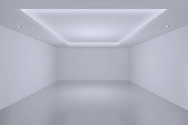 istock Empty Room interior design.The backdrop for Furniture,Accessories,Appliances,light,booth.Hall for activity,meeting.Big room for entertainment,event,sports.Indoor  for living room,office.3d render. 2152272134
