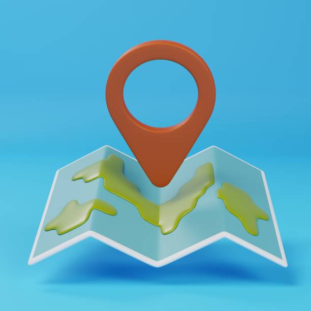 istock 3D Map Pin Icon for Travel and Navigation. 3D Render 2152272242