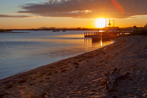 istock Wyndham Harbour Marina at sunset 2152274829