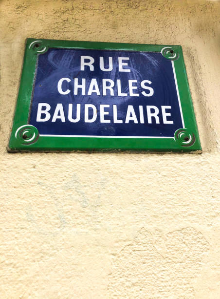 Paris, France: Old-Fashioned Street Sign 