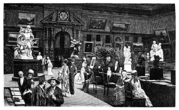 istock German art department at the world exhibition in Paris in 1878 2152284580