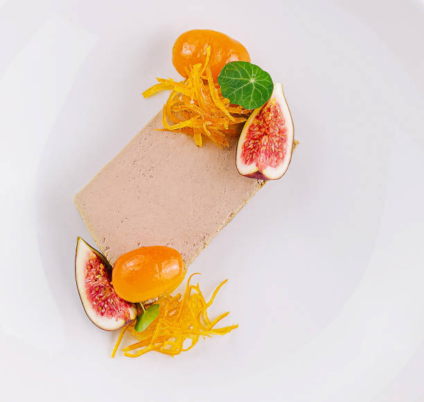 istock Elegant gourmet dessert presentation on white plate 2152285409