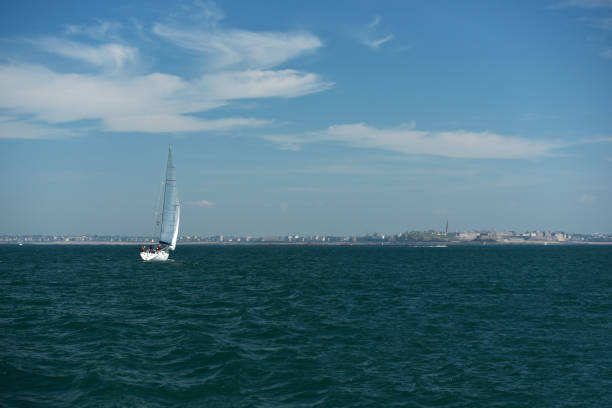 istock Saint-Malo - sailboat 2152292294