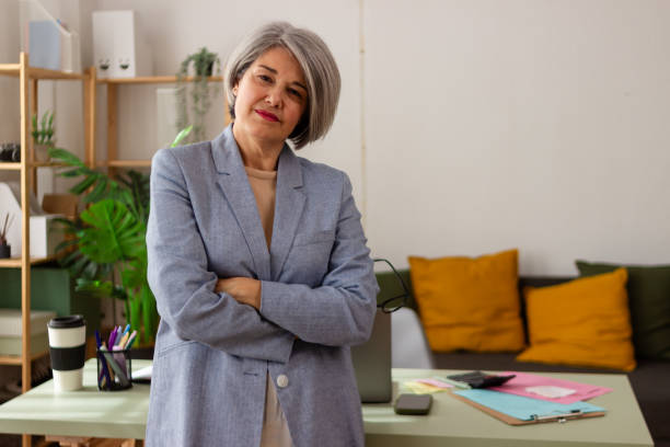 istock Professional senior businesswoman in office setting 2152294955
