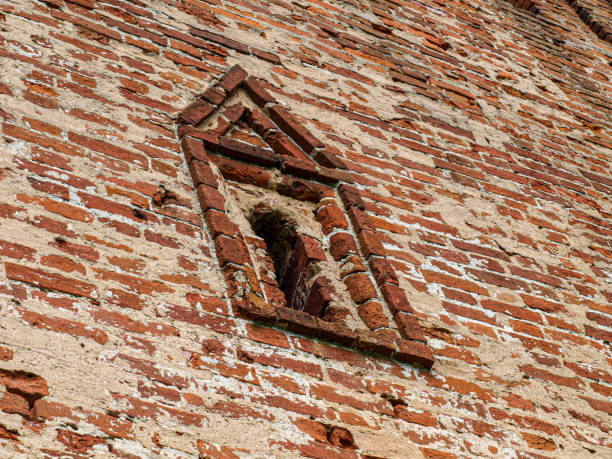 istock Loophole with platband fortress wall 2152297618
