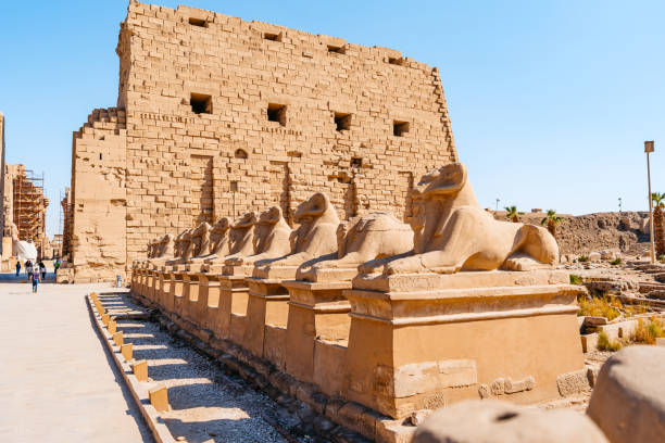 The Karnak temple complex in Luxor in Egypt.