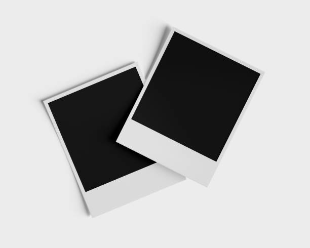 istock Instant Photo Polaroid Mockups: 3D Rendering on Isolated Background 2152301979