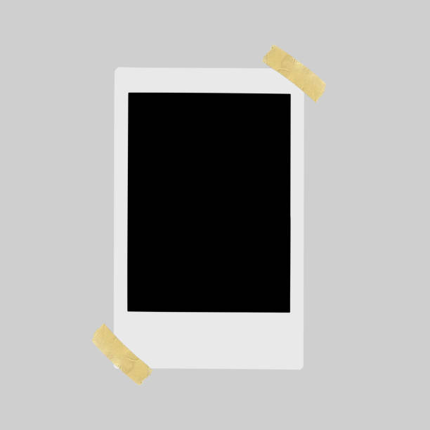 Instant Photo Polaroid Mockups 3D Rendering on Isolated Background