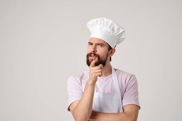 istock bearded male both professionals kitchen job service 2152302873