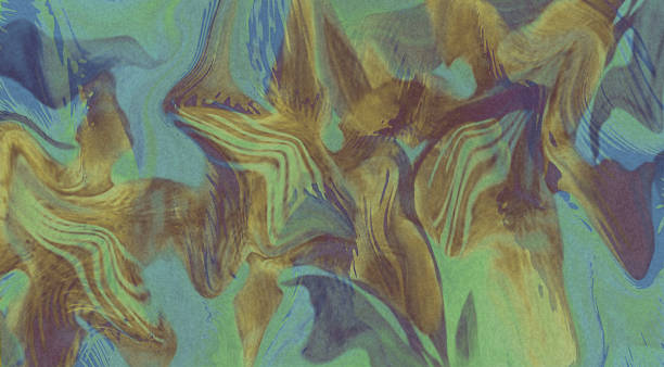 istock Abstract background of acrylic paints in color tones. Liquid marble pattern. 2152303056