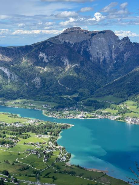 istock Wolfgangsee aerial view 2152303233