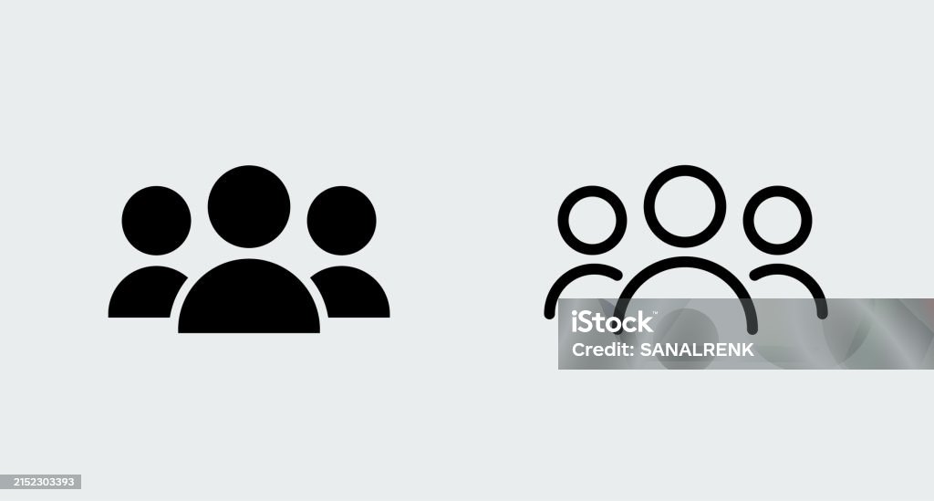 Rapat. Sekelompok orang atau sekelompok pengguna atau teman, - Bebas Royalti Ikon - Simbol ortografis vektor stok Rapat. Sekelompok orang atau sekelompok pengguna atau teman, - Bebas Royalti Ikon - Simbol ortografis vektor stok