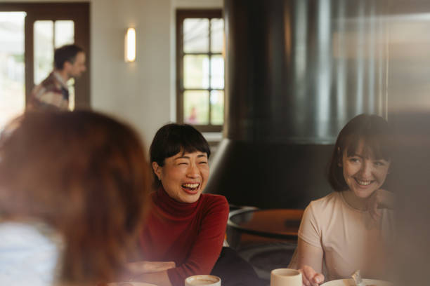 istock Female friends on a brunch in a restaurant 2152304167