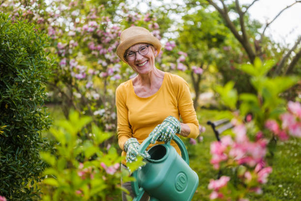istock Senior woman gardening 2152305250