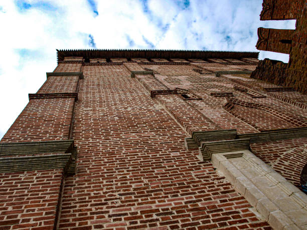 Smolensk city fortress wall, built in the late sixteenth and early seventeenth century. The city wall around the city of Smolensk, located in Russia in the city of Smolensk in the city center. A fragment of masonry.