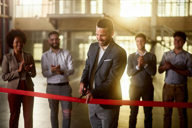istock Ceremonial business opening! 2152310233