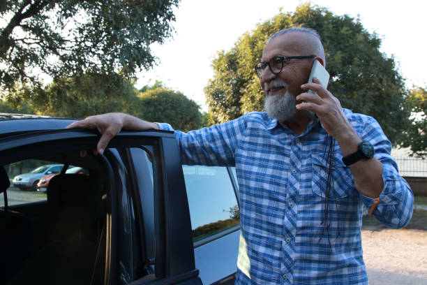 istock Modern senior talking on phone 2152310891