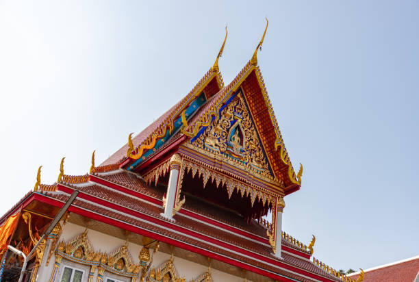 A picture of the Wat Paknam Bhasicharoen Temple.