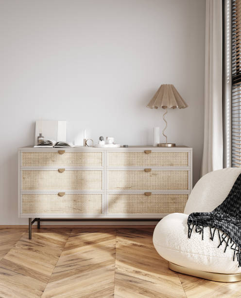istock Home mock up, cozy modern interior background 2152313629